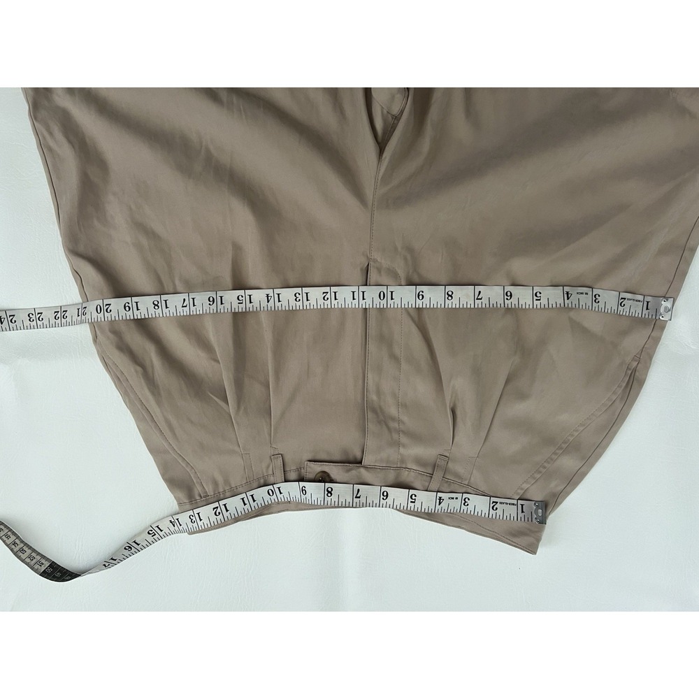 Westbound Vintage Solid Tan High Rise Mom Shorts Size 10 Neutral Preppy Vacation - Picture 7 of 9